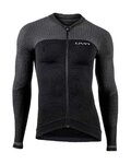 UYN Langarm Fahrradtrikot für den Winter - BIKING ALPHA - Schwarz/Grau