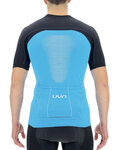 UYN Kurzarm Fahrradtrikot - BIKING GRANFONDO - Blau/Schwarz