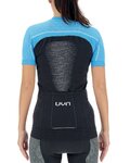 UYN Kurzarm Fahrradtrikot - GRANFONDO LADY - Blau/Schwarz