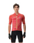 UYN Kurzarm Fahrradtrikot - BIKING WAVE - Schwarz/Rot