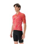UYN Kurzarm Fahrradtrikot - BIKING WAVE - Schwarz/Rot