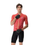 UYN Kurzarm Fahrradtrikot - BIKING WAVE - Schwarz/Rot