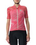 UYN Kurzarm Fahrradtrikot - BIKING WAVE LADY - Rosa