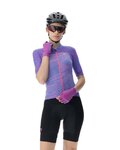 UYN Kurzarm Fahrradtrikot - BIKING WAVE LADY - Lila
