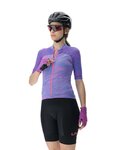 UYN Kurzarm Fahrradtrikot - BIKING WAVE LADY - Lila