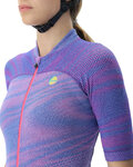 UYN Kurzarm Fahrradtrikot - BIKING WAVE LADY - Lila