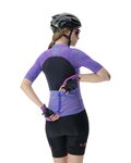 UYN Kurzarm Fahrradtrikot - BIKING WAVE LADY - Lila
