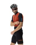 UYN Kurzarm Fahrradtrikot - ALLROAD AEROFIT - Orange/Schwarz