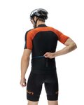 UYN Kurzarm Fahrradtrikot - ALLROAD AEROFIT - Orange/Schwarz