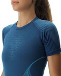 UYN Kurzarm Fahrrad-Shirt - EVOLUTYON UW LADY - Blau