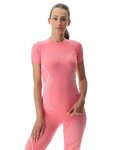 UYN Kurzarm Fahrrad-Shirt - EVOLUTYON UW LADY - Weiß/Rosa