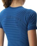UYN Kurzarm Fahrrad-Shirt - MOTYON LADY - Blau