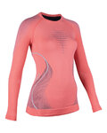UYN Langarm Fahrrad-Shirt - EVOLUTYON LADY - Schwarz/Rosa