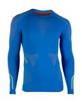 UYN Langarm Fahrrad-Shirt - AMBITYON - Blau/Orange