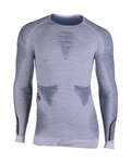 UYN Langarm Fahrrad-Shirt - AMBITYON - Grau/mehrfarbig