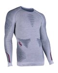 UYN Langarm Fahrrad-Shirt - AMBITYON - Grau/mehrfarbig