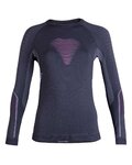 UYN Langarm Fahrrad-Shirt - VISYON LADY - Schwarz/Lila
