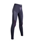 UYN Lange Radunterhose - VISYON LADY - Schwarz/Lila