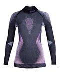 UYN Langarm Fahrrad-Shirt - EVOLUTYON LADY - Lila/Rosa/Grau