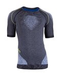 UYN Kurzarm Fahrrad-Shirt - EVOLUTYON - Grau/Blau