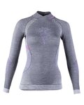 UYN Langarm Fahrrad-Shirt - FUSYON MERINO LADY - Grau/Schwarz