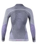 UYN Langarm Fahrrad-Shirt - FUSYON MERINO LADY - Grau/Schwarz