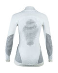 UYN Langarm Fahrrad-Shirt - FUSYON MERINO LADY - Grau/Weiß