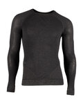 UYN Langarm Fahrrad-Shirt - FUSYON CASHMERE - Schwarz
