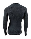 UYN Langarm Fahrrad-Shirt - FUSYON CASHMERE - Grau/Schwarz