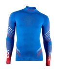 UYN Langarm Fahrrad-Shirt - NATYON 2.0 SLOVAKIA - Rot/Weiß/Blau