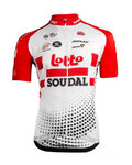 Kurzarm Fahrradtrikot - LOTTO SOUDAL 2019 - Rot/Weiß
