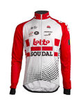 Fahrrad-Thermojacke - LOTTO SOUDAL 2019 - Rot/Weiß