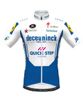 Kurzarm Fahrradtrikot - QUICKSTEP 2020 - Weiß/Blau
