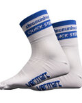 Klassische Fahrradsocken - QUICKSTEP 2019 - Weiß/Blau