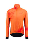 SANTINI Fahrrad-Thermojacke - PURE DYE - Orange