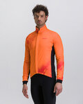 SANTINI Fahrrad-Thermojacke - PURE DYE - Orange
