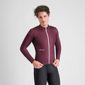 SPORTFUL Langarm Fahrradtrikot für den Winter - CLASSIC THERMAL - bordeaux