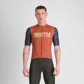 SPORTFUL Kurzarm Fahrradtrikot - SUPERGIARA 2 - Orange/Blau