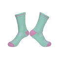 RIVANELLE Klassische Fahrradsocken - VELON - Hellblau/Rosa