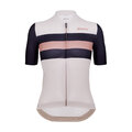 SANTINI Kurzarm Fahrradtrikot - ECO SLEEK NEW BENGAL - Weiß/Schwarz
