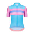 SANTINI Kurzarm Fahrradtrikot - ECO SLEEK NEW BENGAL - Rosa/Türkis