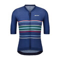 SANTINI Kurzarm Fahrradtrikot - BENGAL EVO - Blau