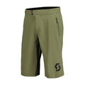 SCOTT Fahrradshorts ohne Träger - TRAIL VERTIC W/PAD - Grün