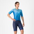 CASTELLI Kurze Fahrradhose mit Trägern - A/C W - Blau