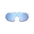 100% SPEEDLAB Fahrradsonnenbrille - HYPERCRAFT SQ - Weiß/Blau