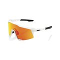 100% SPEEDLAB Fahrradsonnenbrille - SPEEDCRAFT - Weiß/Rot