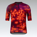 GOBIK Kurzarm Fahrradtrikot - CX SOLID - Rot/bordeaux/Rosa