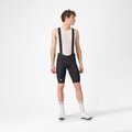 CASTELLI Kurze Fahrradhose mit Trägern - AERO RACE S - Schwarz
