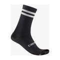 CASTELLI Klassische Fahrradsocken - ORIGINALE 18 - Schwarz/Weiß