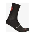 CASTELLI Klassische Fahrradsocken - ENTRATA 12 - Schwarz